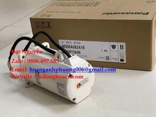 MSMA082A1E bộ động cơ servo công suất 0.75KW panasonic