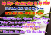 Lớp Nhạc Nụ Hồng dạy đàn guitar, piano, organ, trống jazz tại Gò Vấp