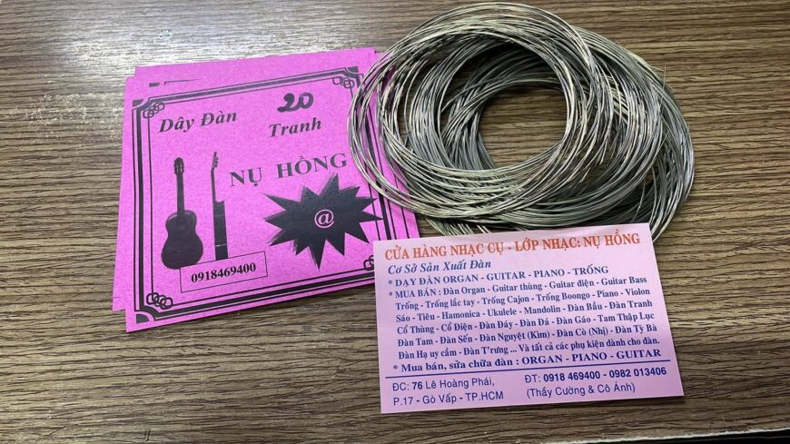 Dây đàn tranh nguyên bộ 16 dây, 17 dây, 19 dây, 22 dây tại gò vấp
