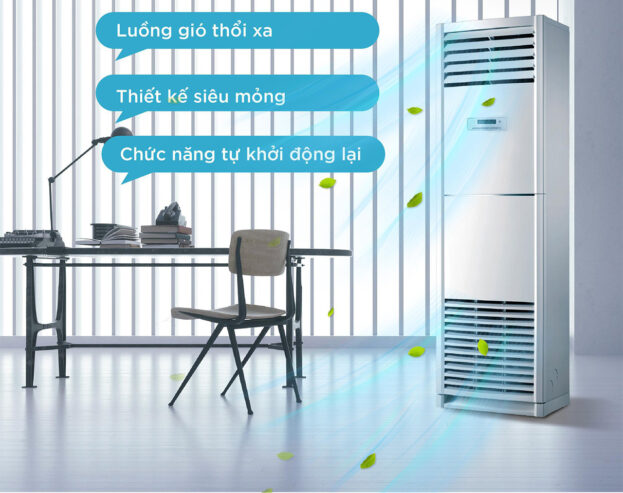 Bán giá rẻ và thi công giá cực ưu đãi cho Điều hòa tủ đứng MIDEA tại các quận TP.HCM