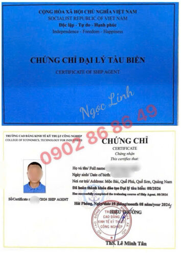 Học, Thi cấp chứng chỉ ĐẠI LÝ TÀU BIỂN theo quy định của Cục Hàng hải Việt Nam