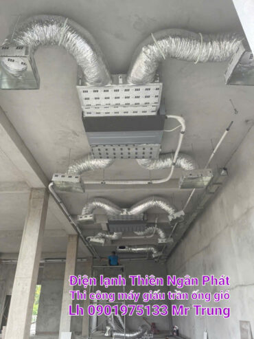 Lắp đặt máy lạnh âm trần – âm trần nối ống gió tại TP.HCM