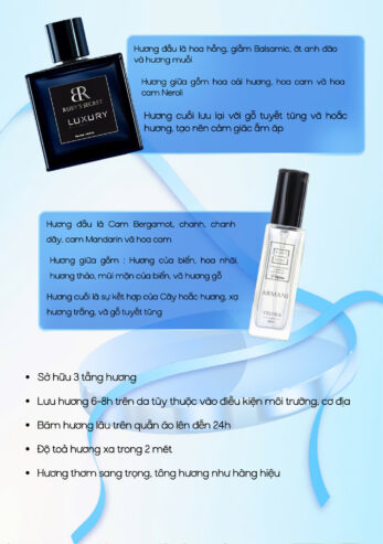Combo Nước Hoa Luxury & Armani – Đẳng Cấp Hương Thơm Từ Ruby’s Secret