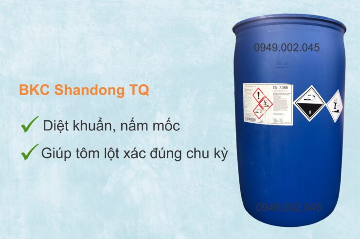 BKC 80% – Nguyên liệu diệt khuẩn, xử lý nước ao nuôi tôm cá