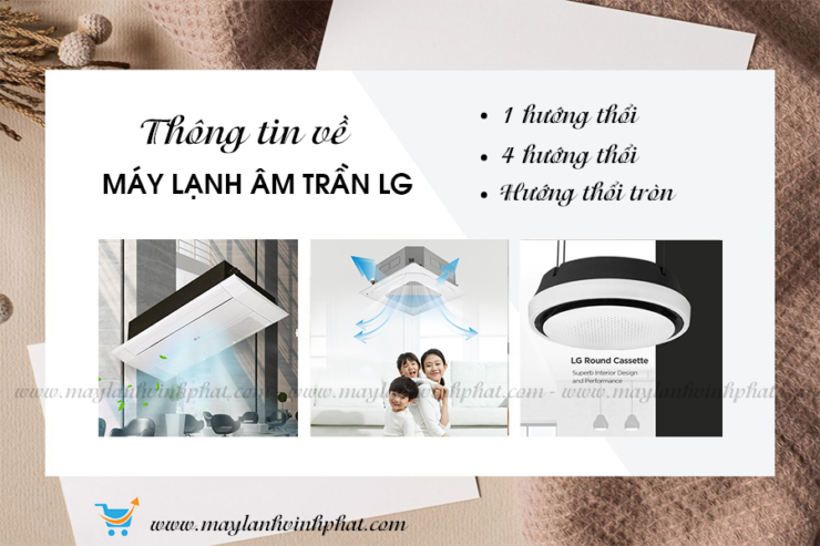 Danh sách và bảng giá máy lạnh âm trần cassette LG mới nhất tại TPHCM