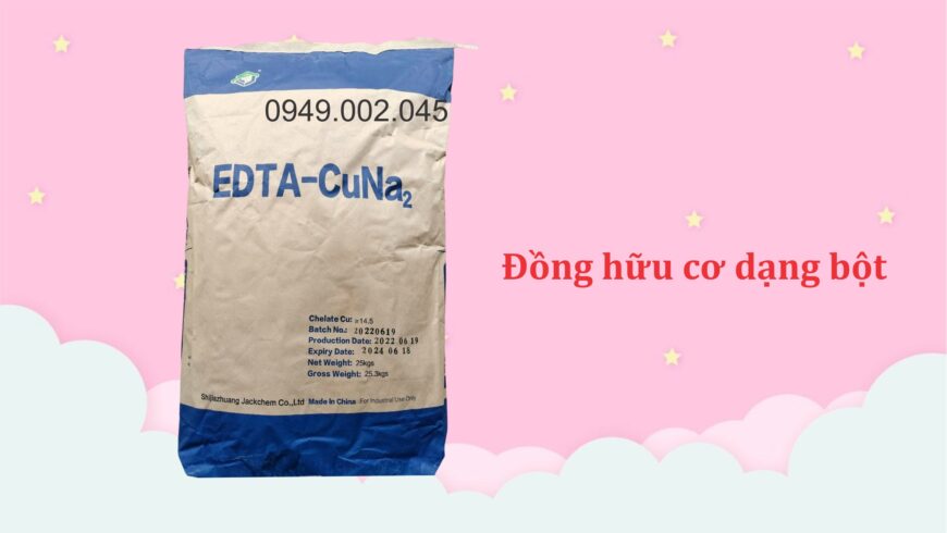 EDTA-CuNa2 – Khoáng đồng hữu cơ xử lý tảo ao tôm cá