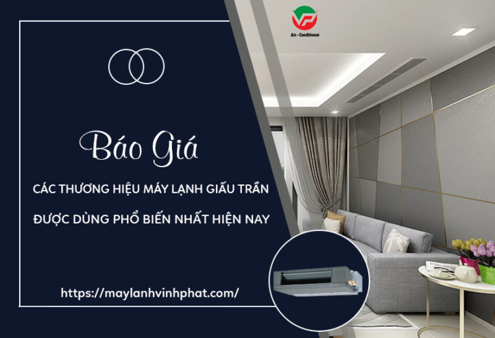 Giới thiệu về Điều hòa giấu trần thương hiệu nổi tiếng MITSUBISHI HEAVY & DAIKIN
