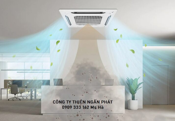 Lắp Máy Lạnh Âm Trần LG ZTNQ18GPLA0 cho nhà phố căn hộ vila